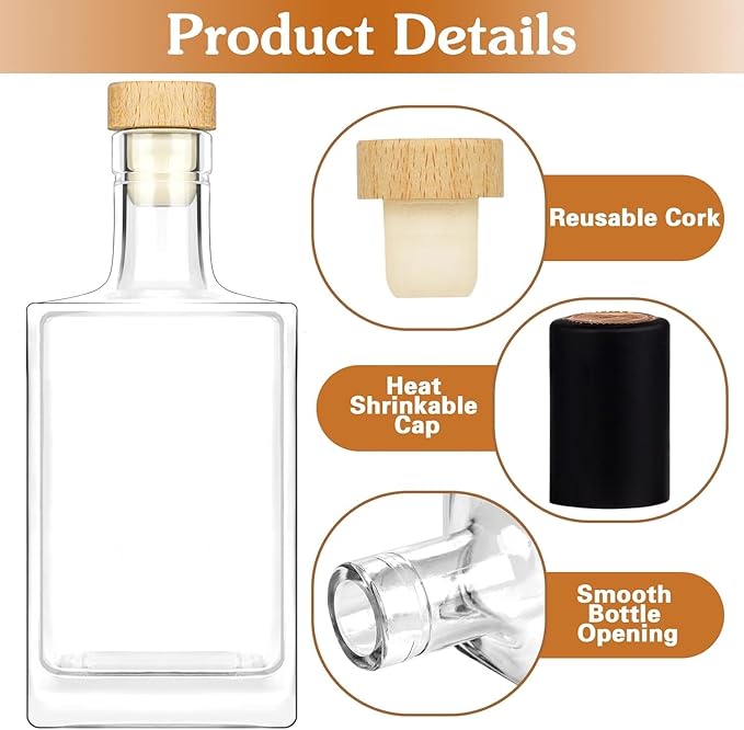 750ml Custom Glass Decanter