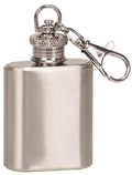 Stainless Steel 1 oz. Flask Keychain