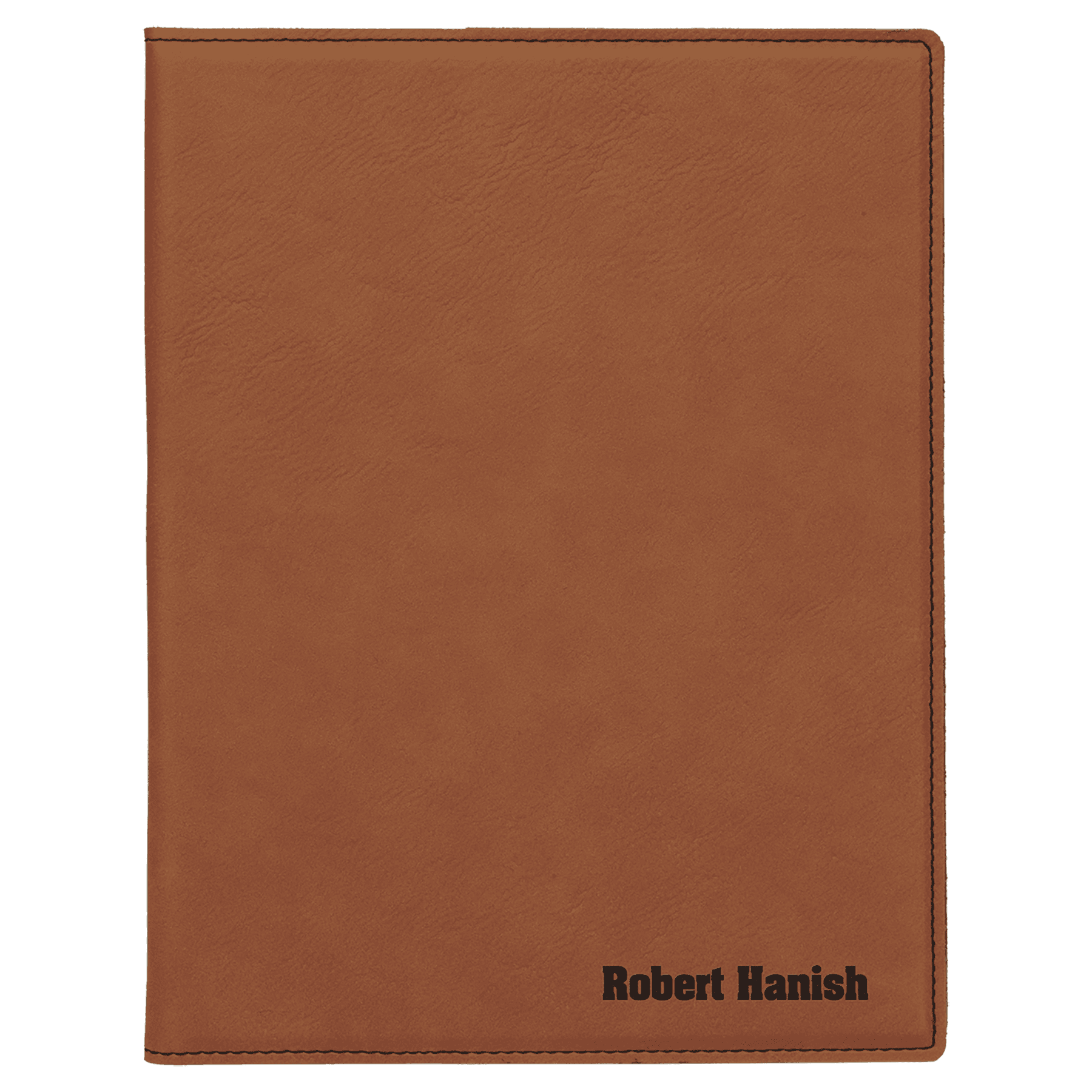 Rawhide 7" x 9" Laserable Leatherette Small Portfolio with Notepad