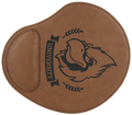 Dark Brown 9" x 10 1/4" Laserable Leatherette Mouse Pad
