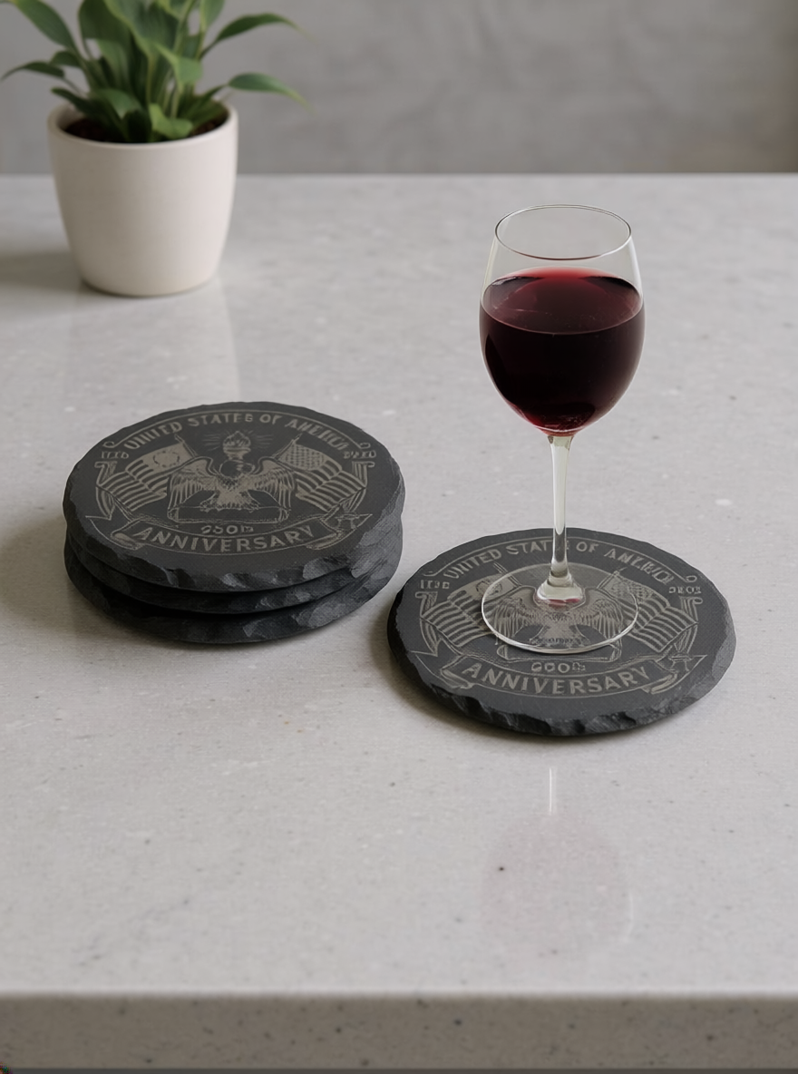 America 250th Custom Coasters