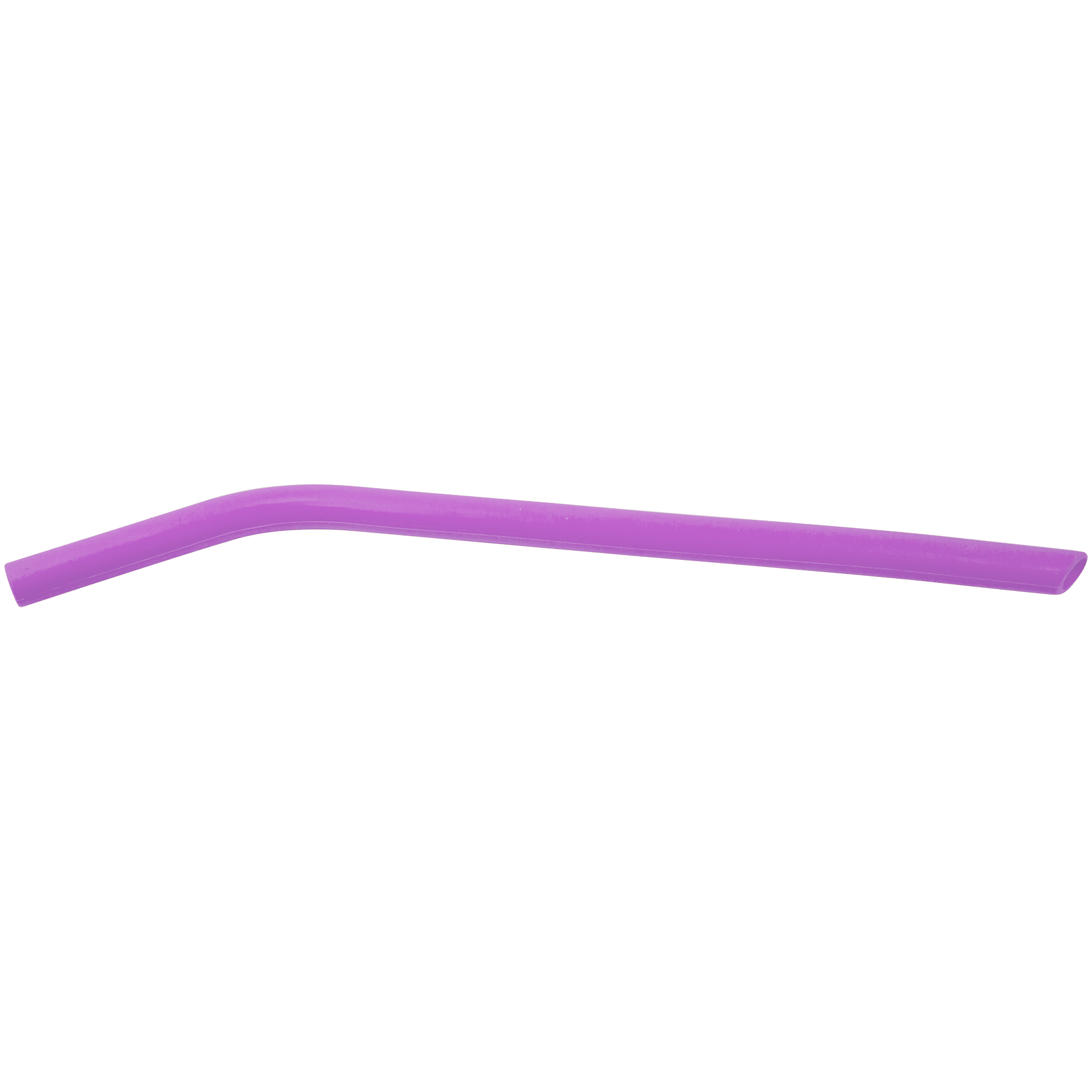 Purple 10" Large Silicone Straw